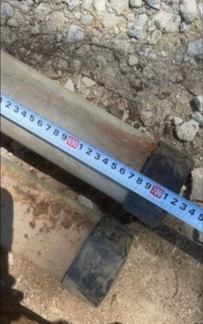 鉄柱 電柱 仮設ポール 電線引き込み 電工 住宅設備 電信柱