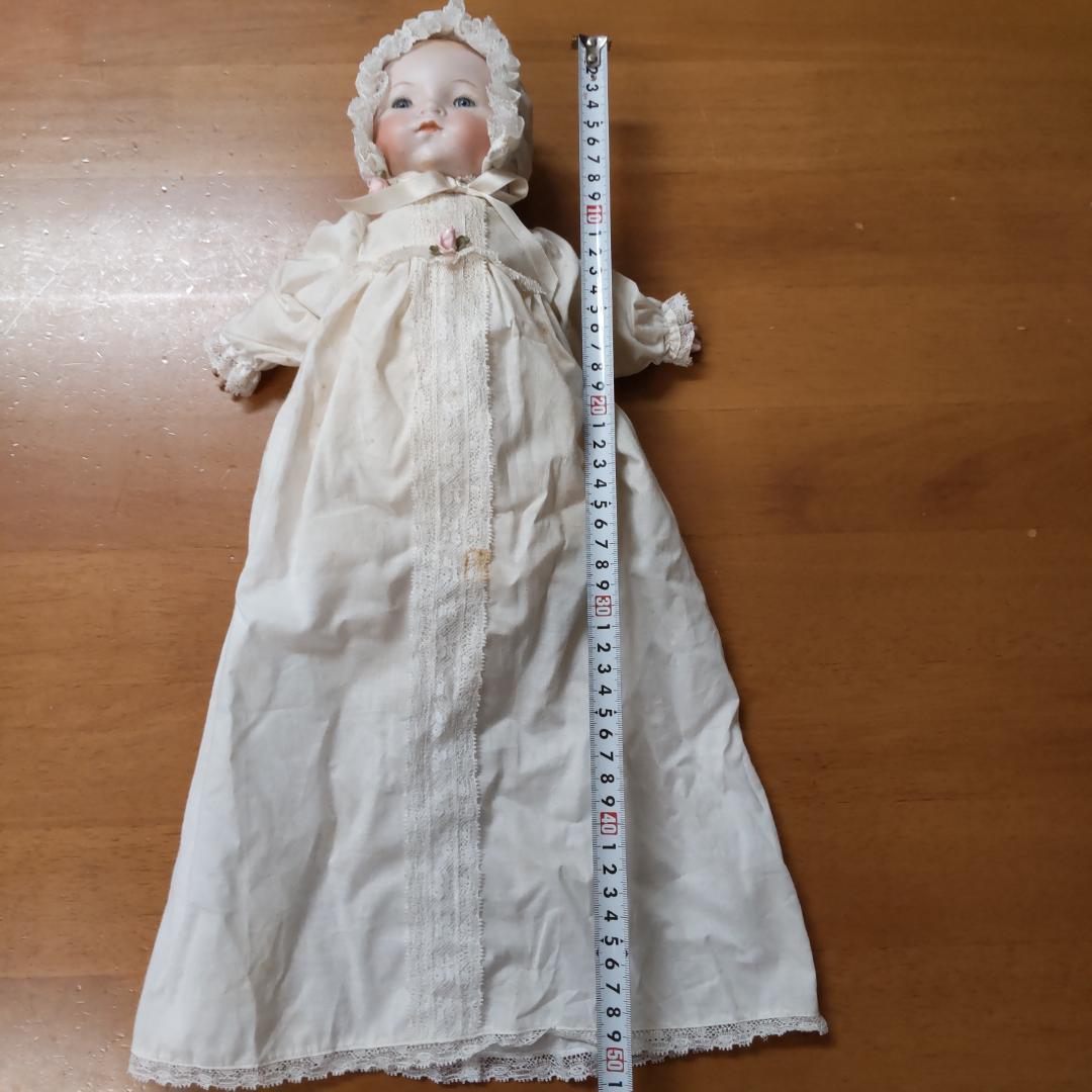 アーモンドマルセルタイプ　ベビードール　アンティーク風　人形　ブロカント　蚤の市