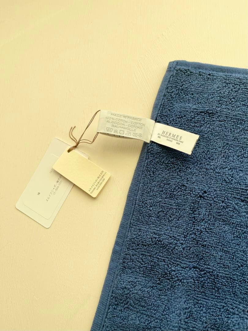 新品・タグ付】エルメス タオルハンカチ 2点セット 33×33cm 箱入り