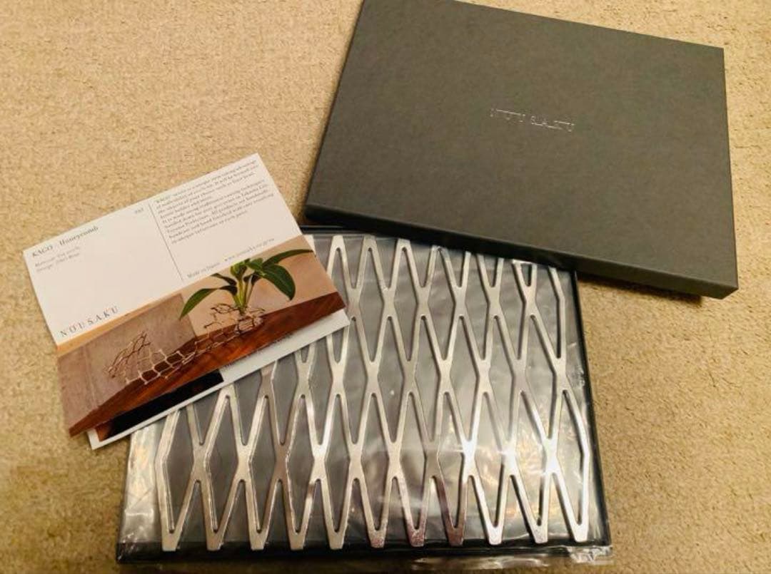 新品、能作Kago日本製鋳物ワインラック、花器、フルーツカゴなどに