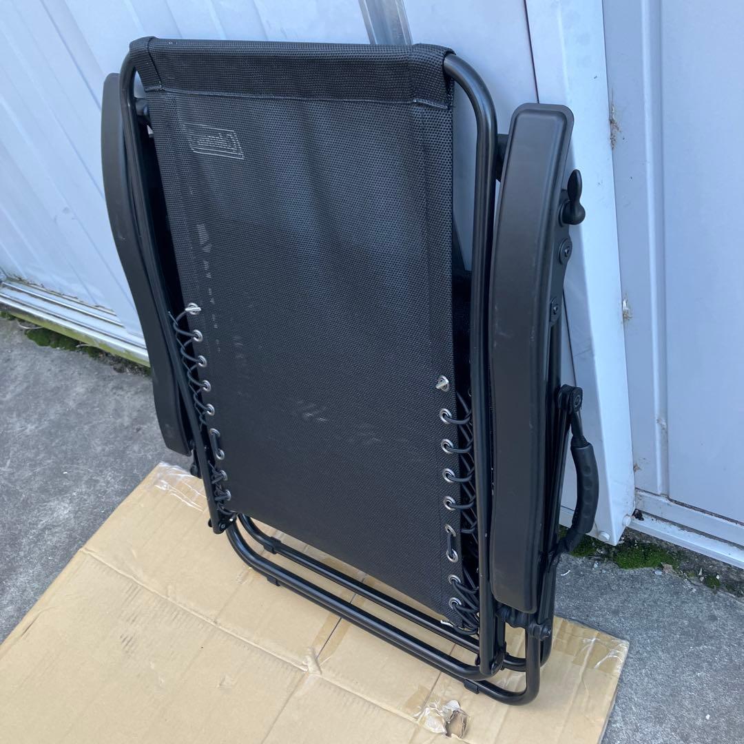 コールマン　リクライニング　メッシュチェア　ブラック　本体重量8.8Kg