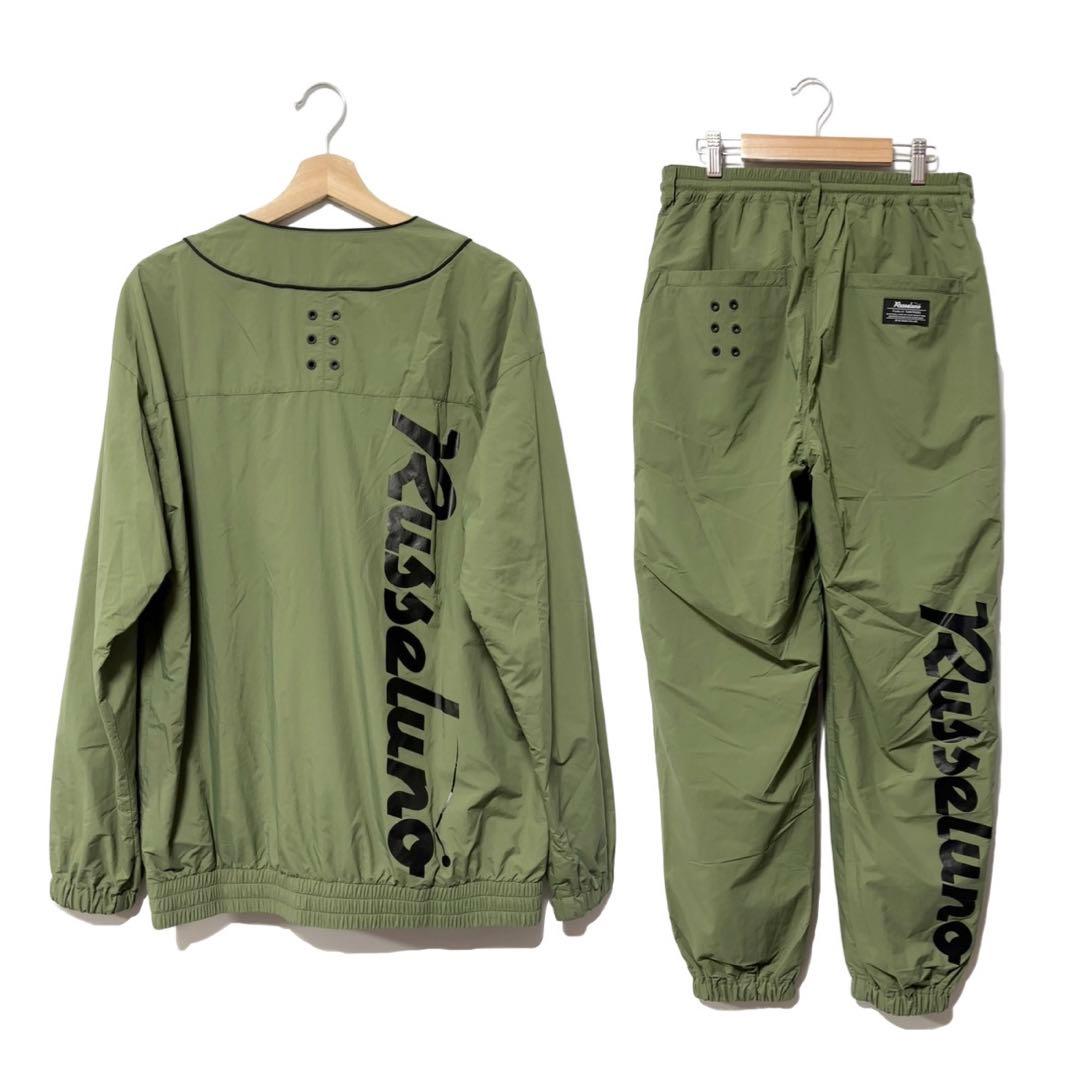 ラッセルノ ゴルフ B.B Vネック プルオーバー セットアップ カーキ M 4