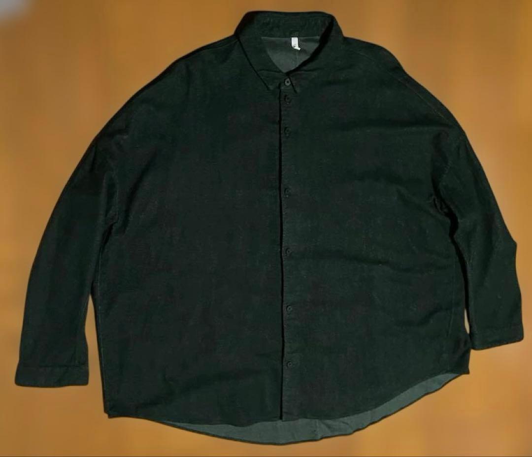 1/16お値下《1度のみ着用》フィルマム　ネルシャツ　モスグリーン　XS