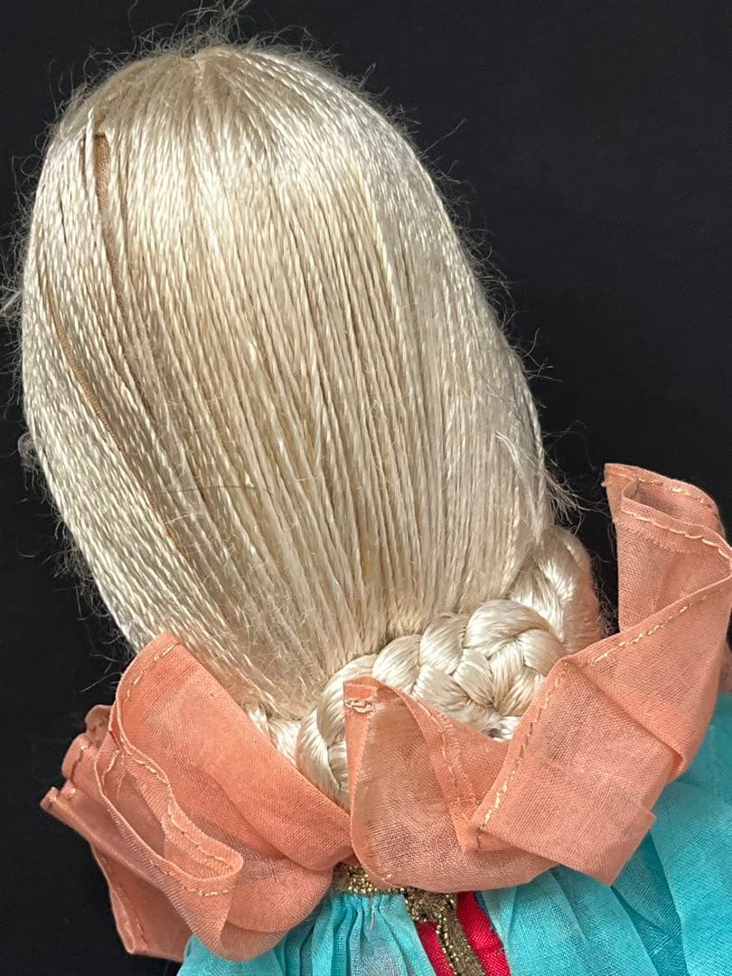 アンティークブドワールドールクロスボディ 1920s ピエロ 大型71cm