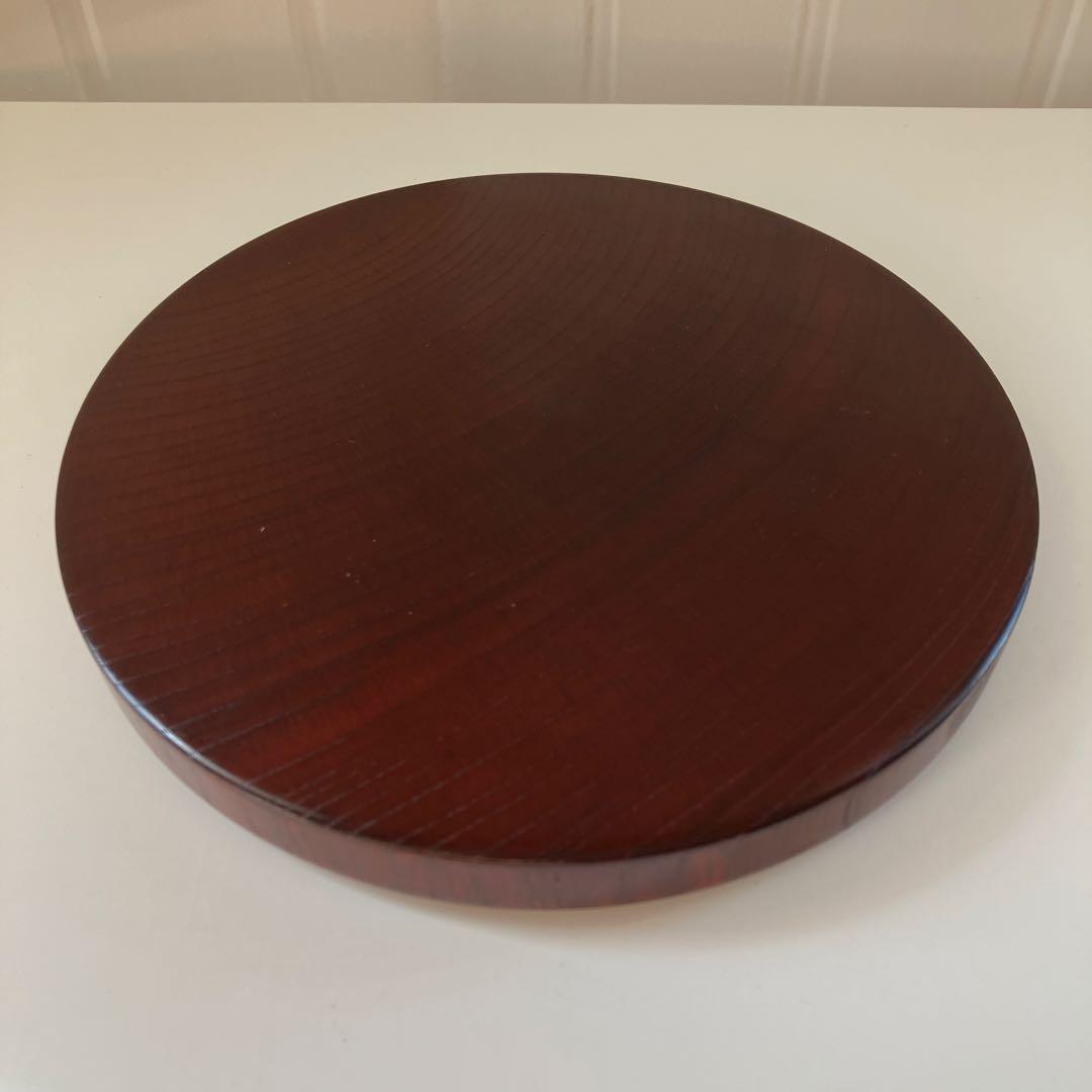 樹齢200年奥￼飛騨の天然木工芸品　乾燥4年ケヤキ重箱 3段 ダークブラウン