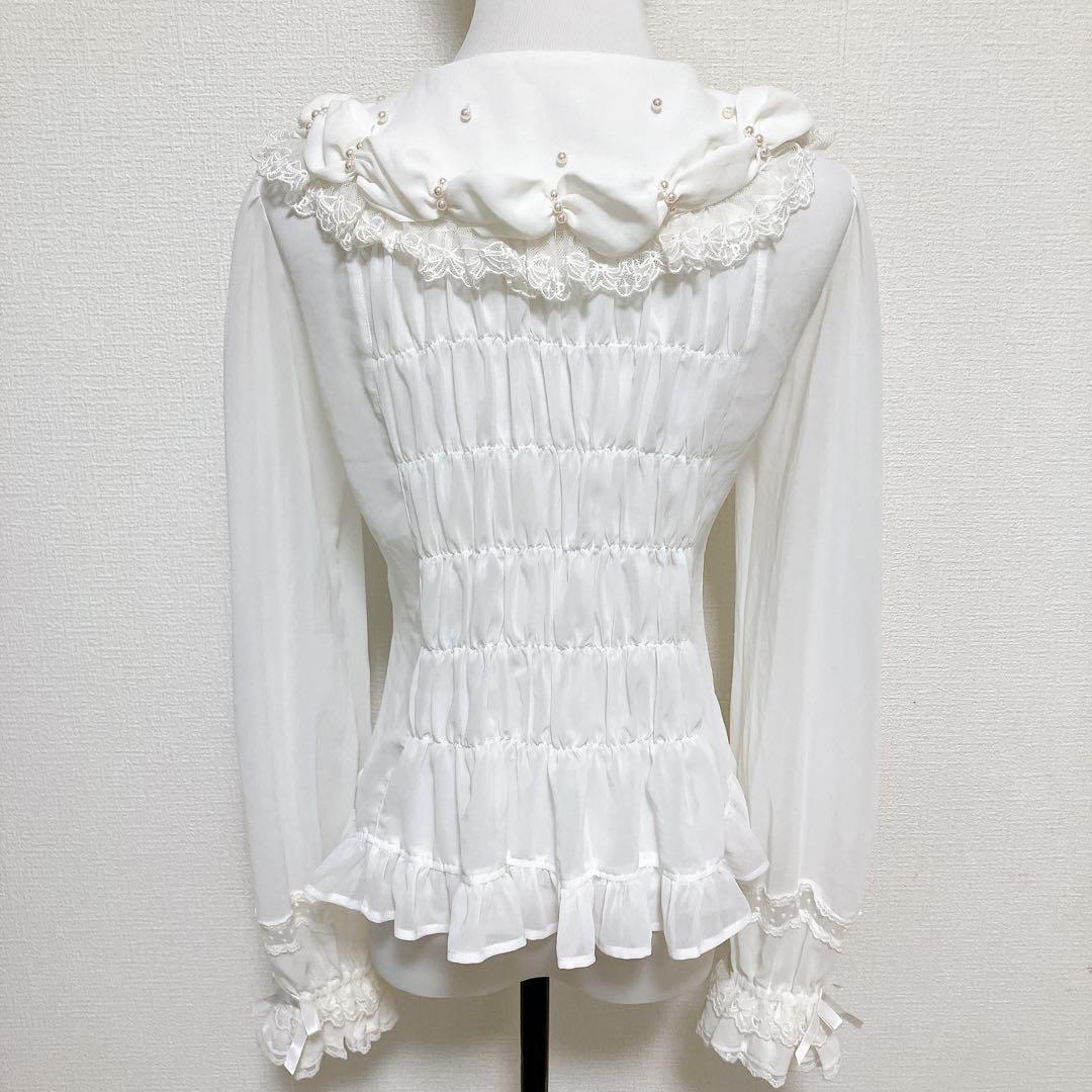 Angelic Pretty Sweet Creamブラウス　白