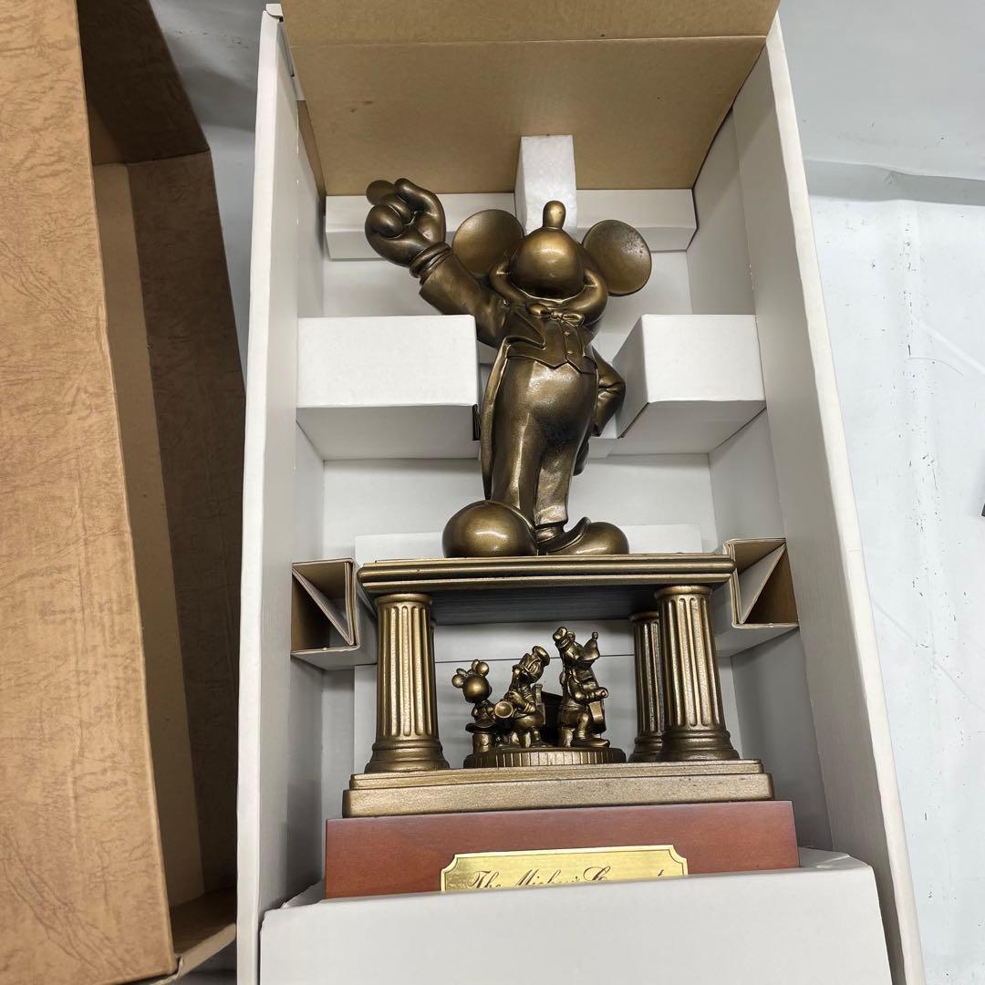 【ジャンク品】非売品　第一生命　ミッキーマウス　ブロンズ像　全長（約）44㎝