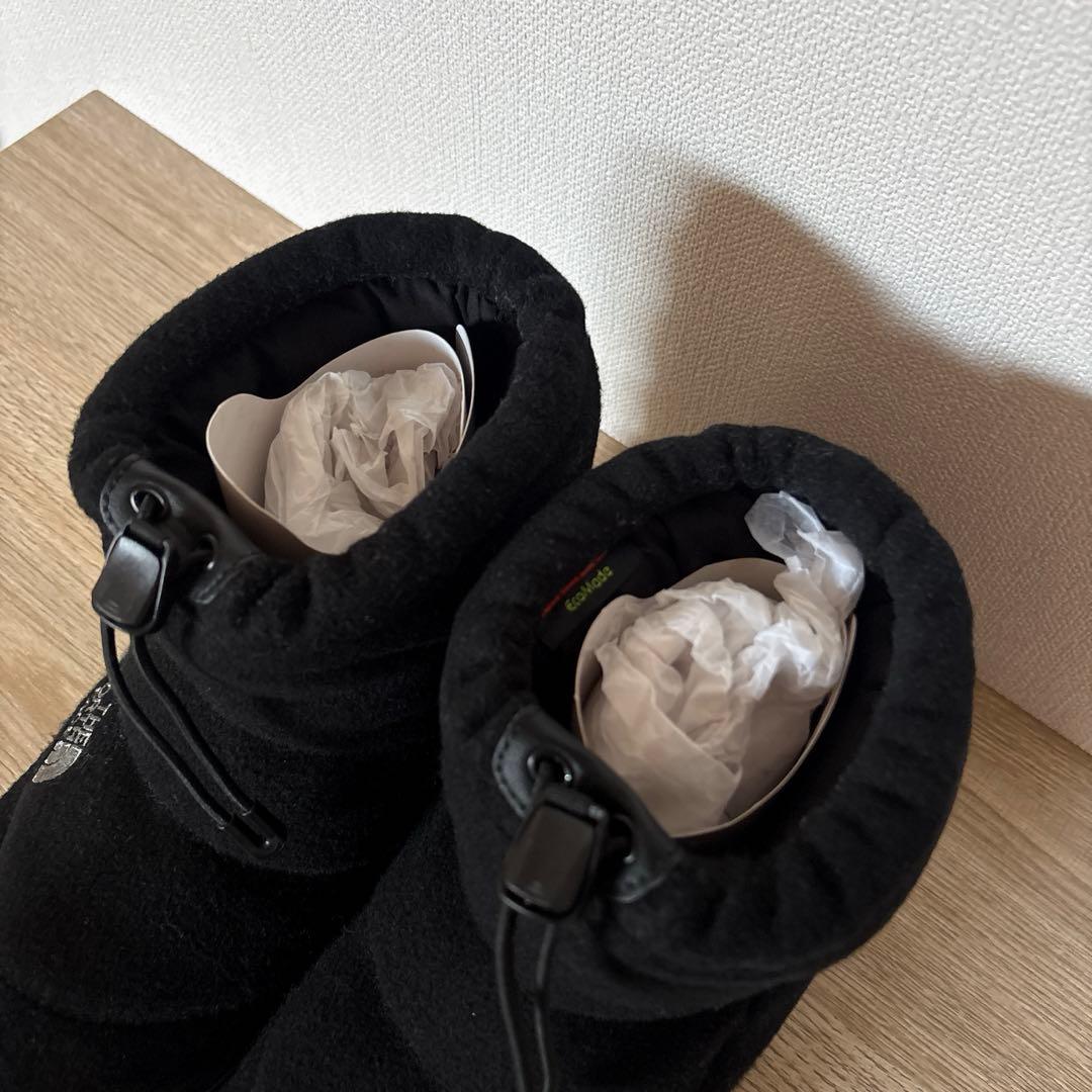 THE NORTH FACE 防水ウール ブーツ ヌプシ　ブーティ 黒　ブラック