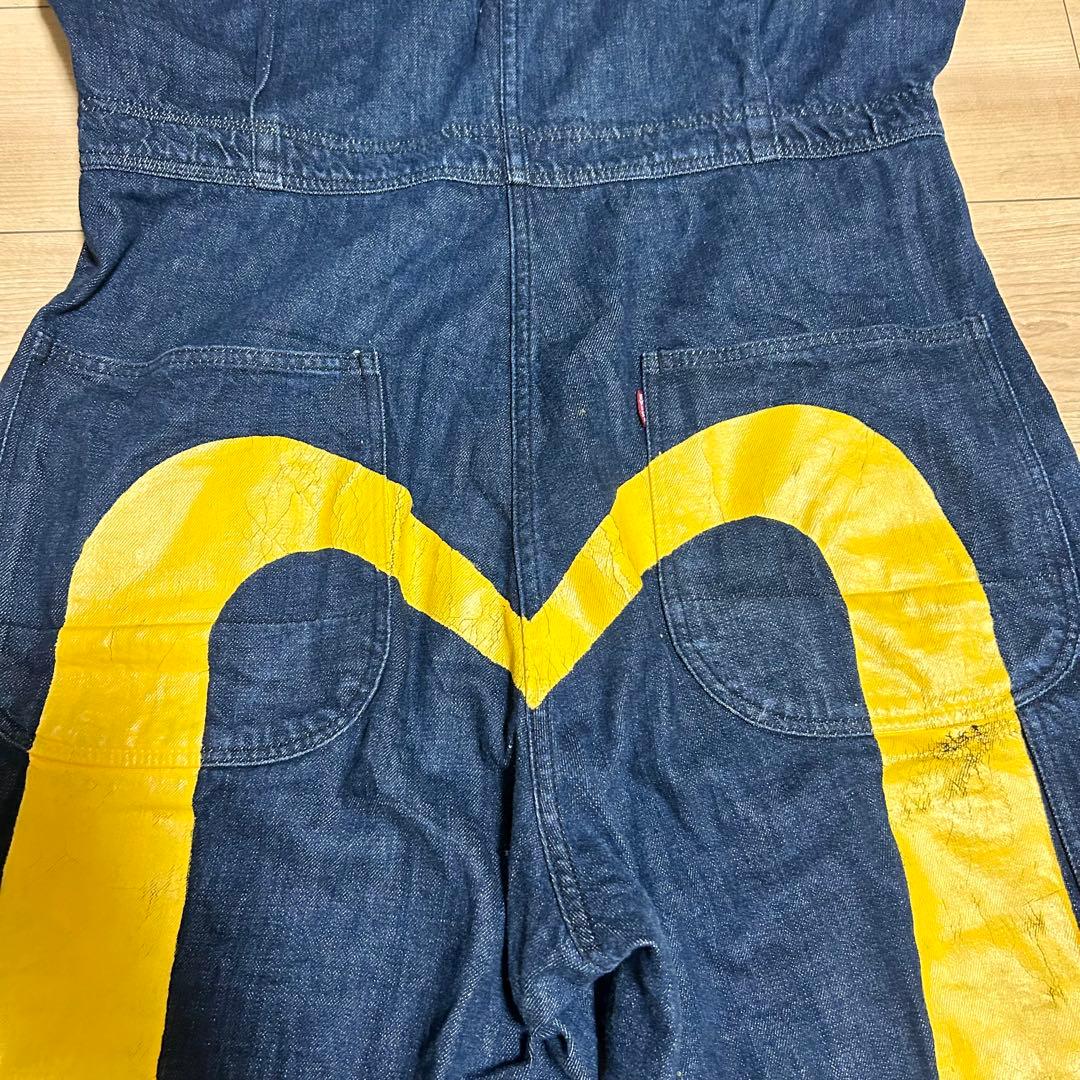 希少廃盤✨EVISU 大黒ペイント デニムつなぎ Lot.1200 44
