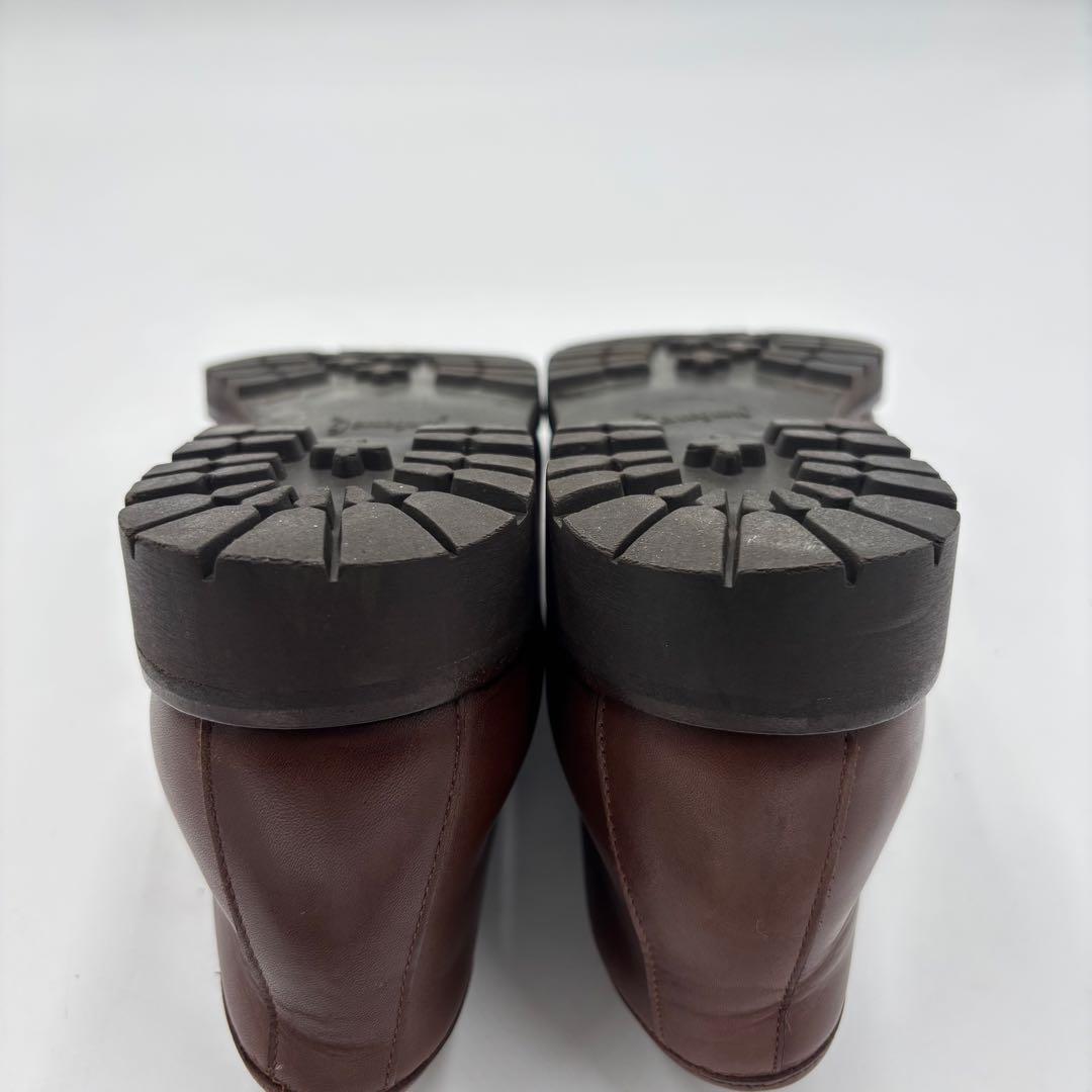 グッチ ビットローファー レザーチャッカーブーツ　アンクルブーツ 約24㎝