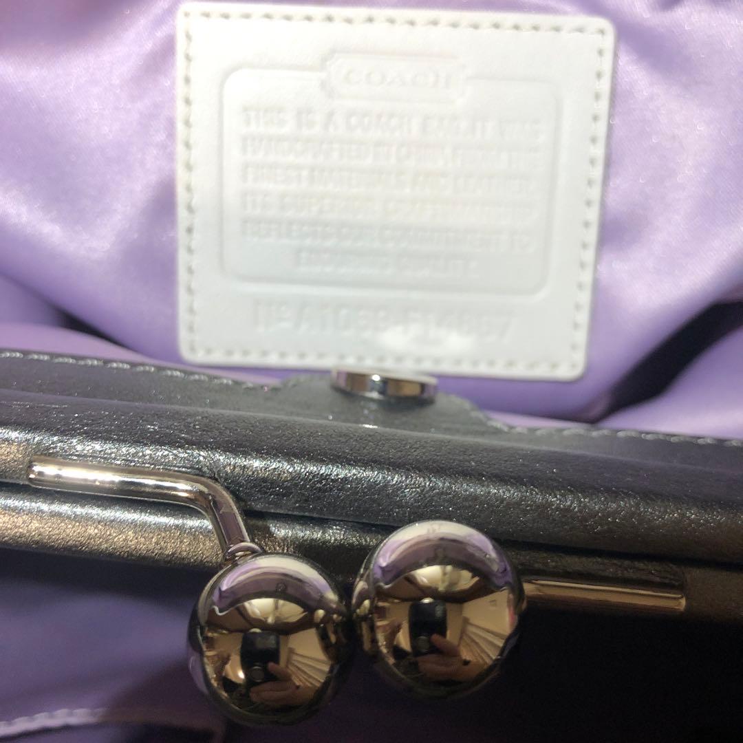 COACHストロートートバッグ　フラワーハンプトンズ