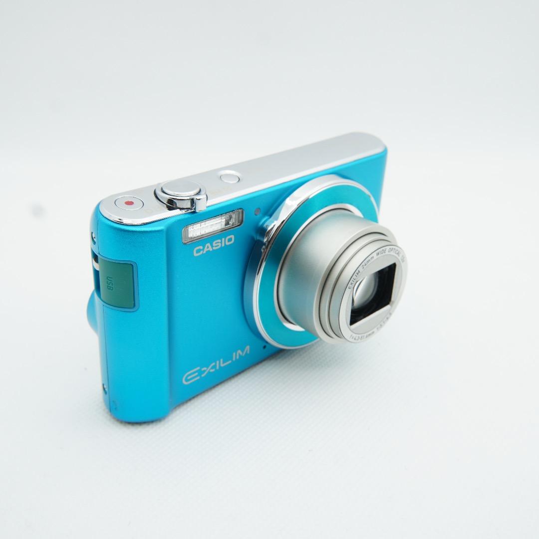 【完動品】CASIO EXILIM EX-ZS210 ブルー