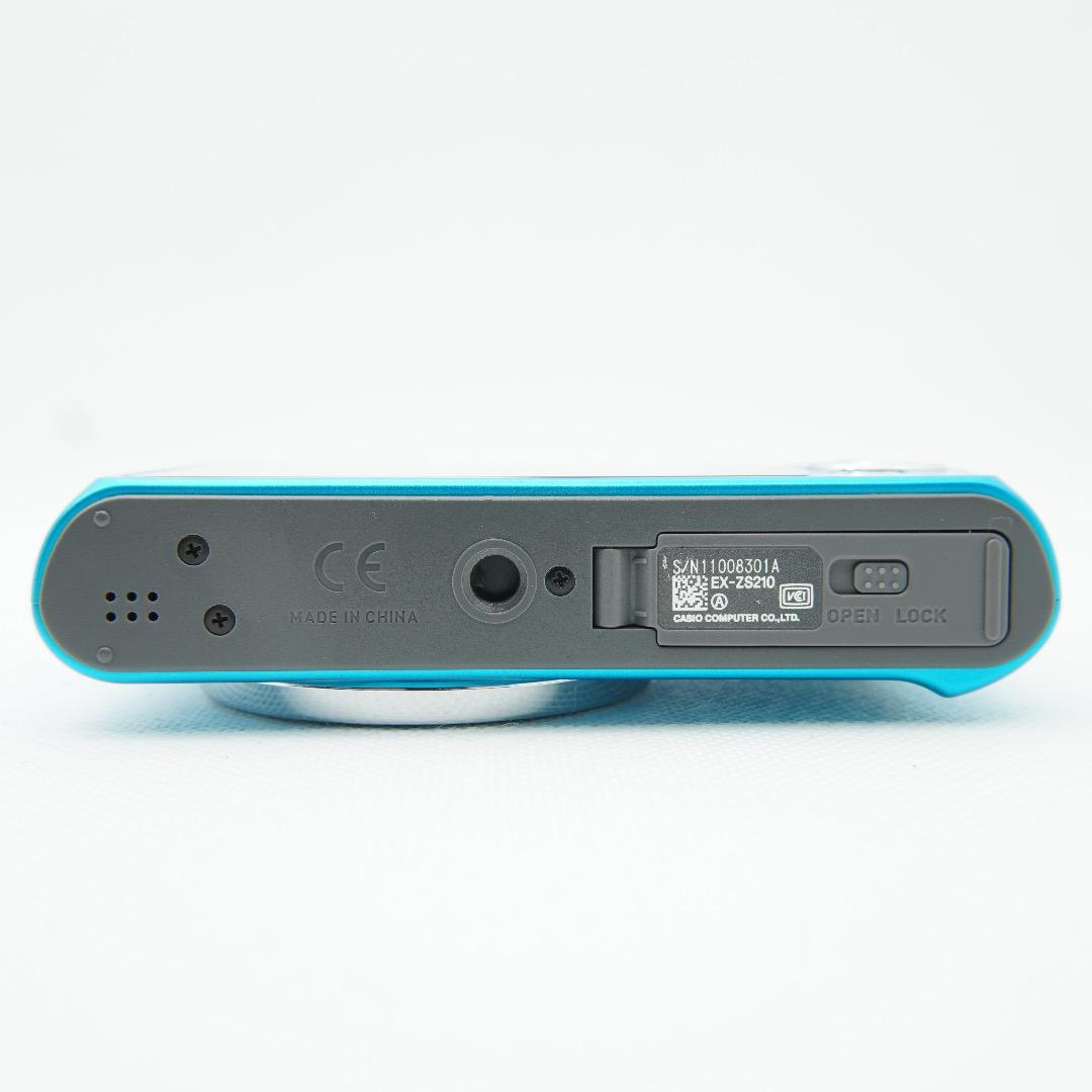 【完動品】CASIO EXILIM EX-ZS210 ブルー