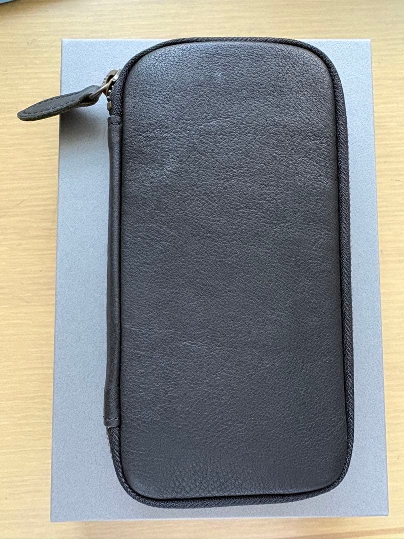 &Liebe ジップペンケース ブラック アンドリーベ