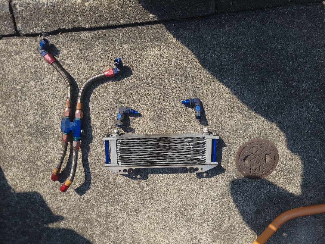 XJR1300 プロト13段オイルクーラーサーモスタットセット。