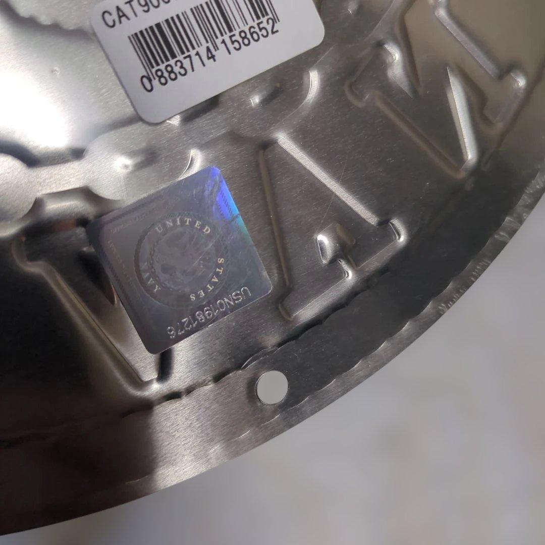 新品　U.S.NAVY　USA製　アルミ　看板　エンブレム　デットストック