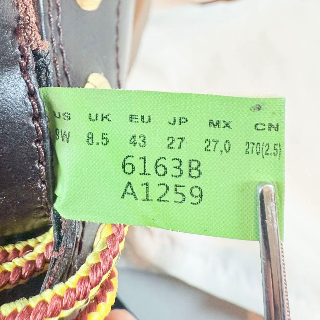 【美品】Timberland モックトゥ レザーシューズ 茶 27cm