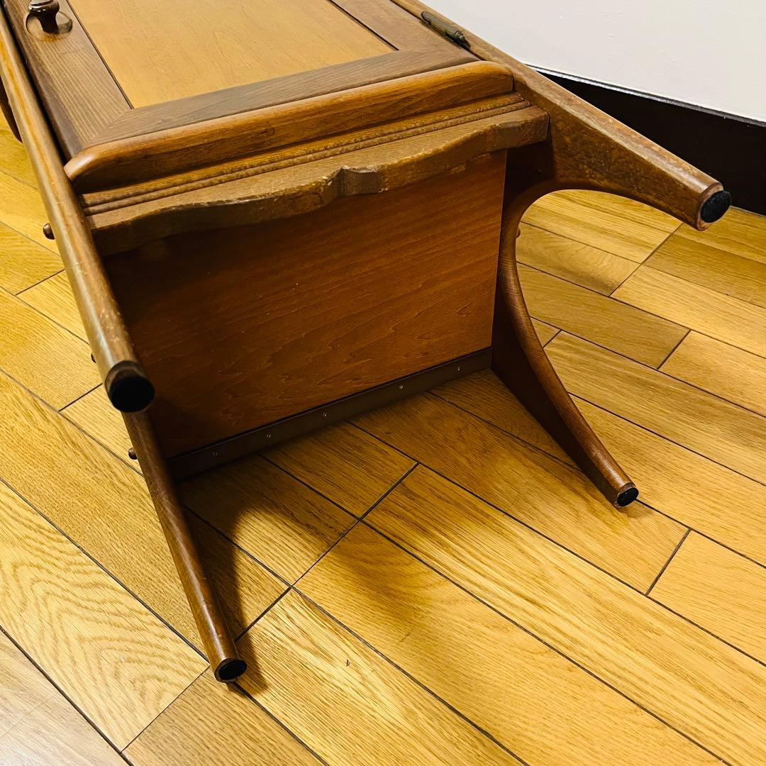 アンティーク ビンテージ シェルフ 引き出し 収納 テーブル サイドテーブル