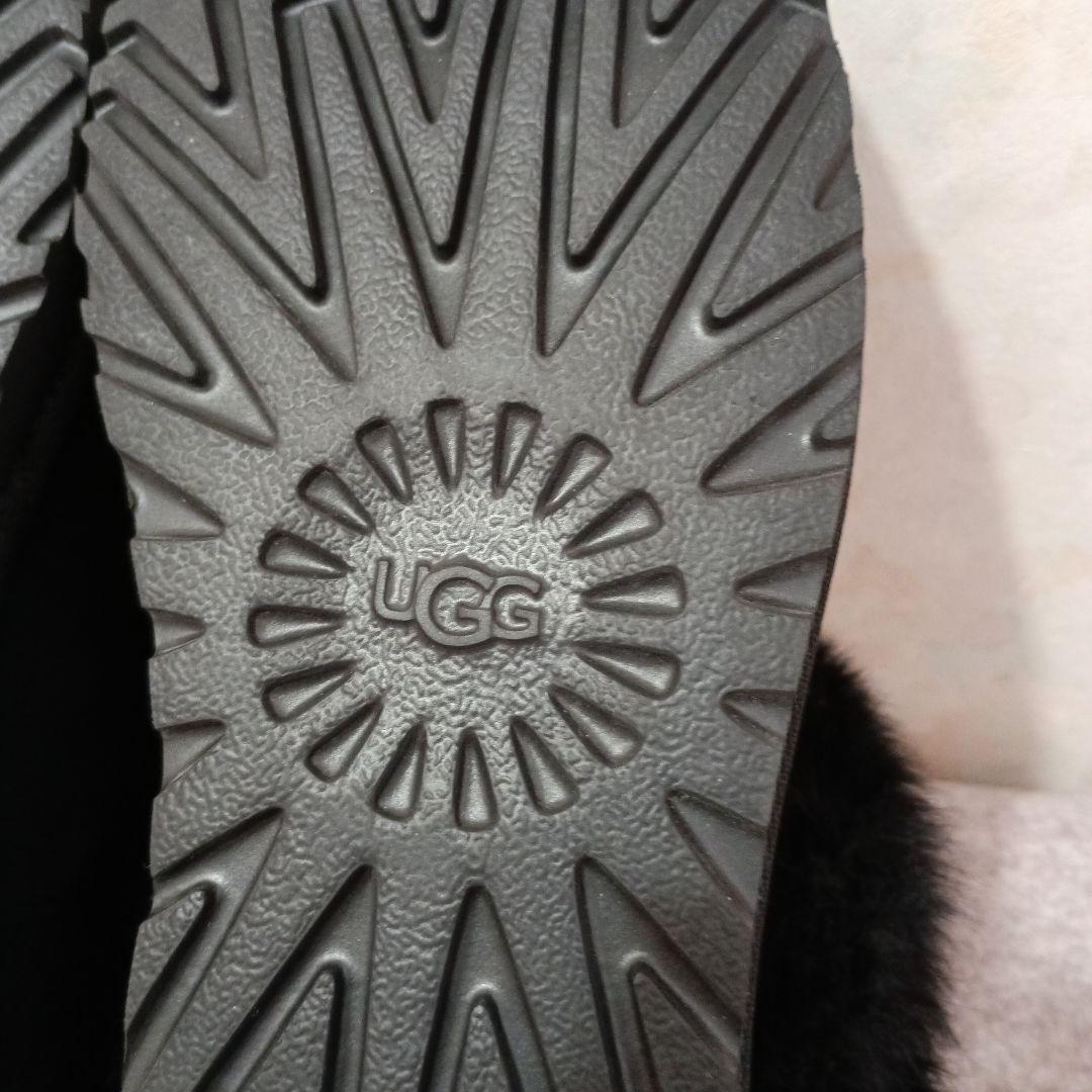 UGGムートンブーツ　24cm 黒　アグブーツ　UGG ムートンブーツ