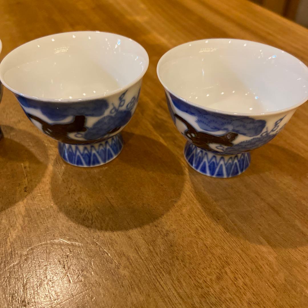 深川製磁昭和中期煎茶器揃え