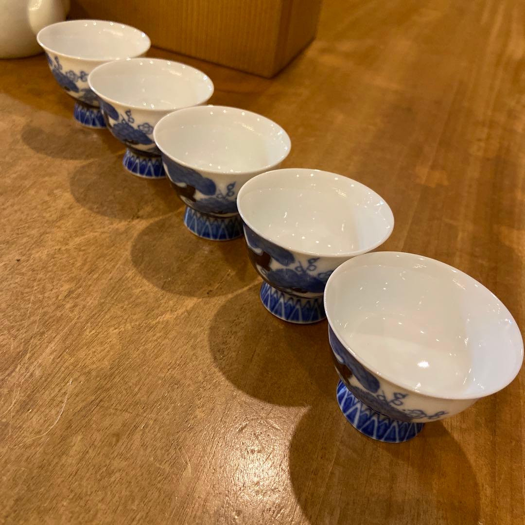 深川製磁昭和中期煎茶器揃え