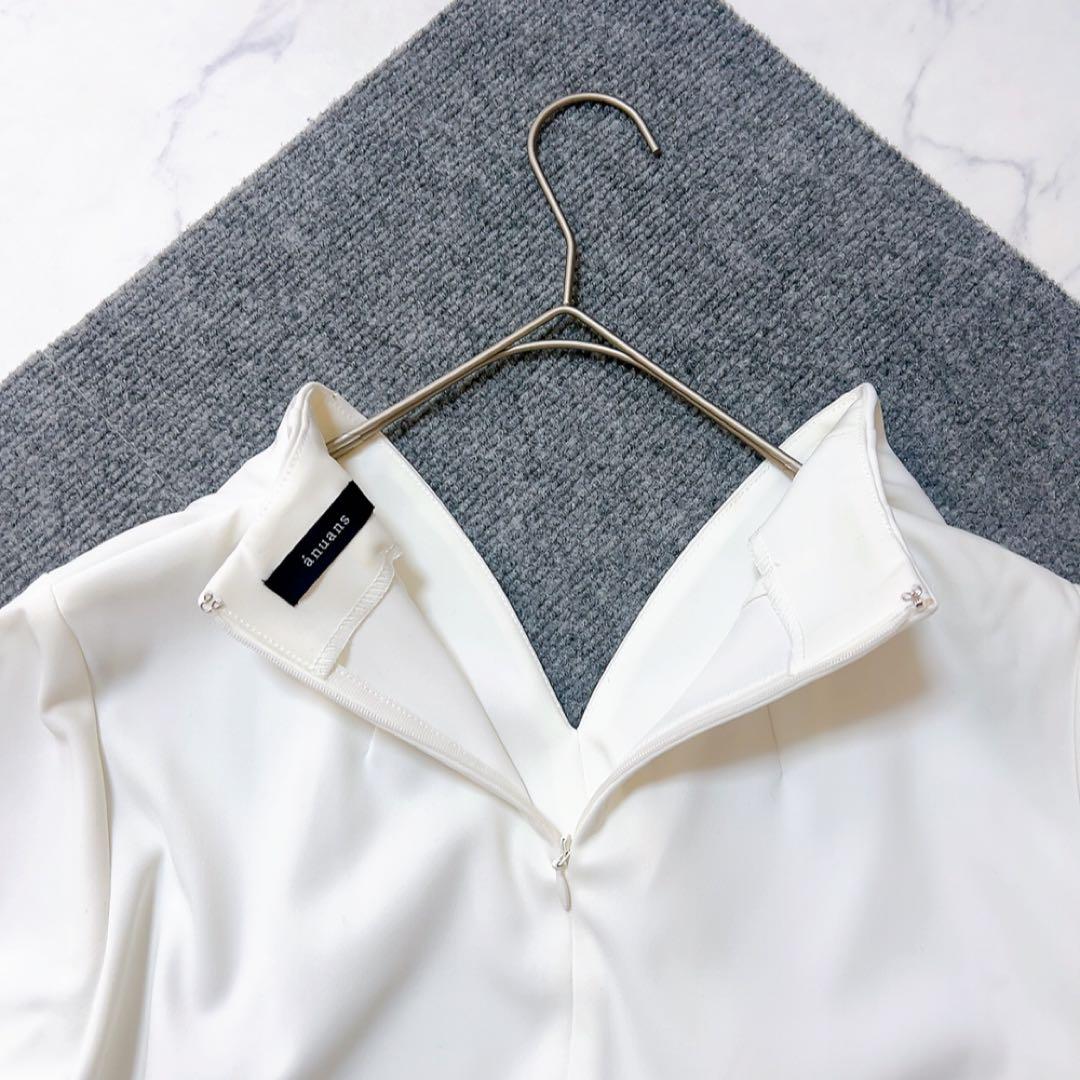 極美品✨️anuans アニュアンス / ラッフルスリーブブラウス