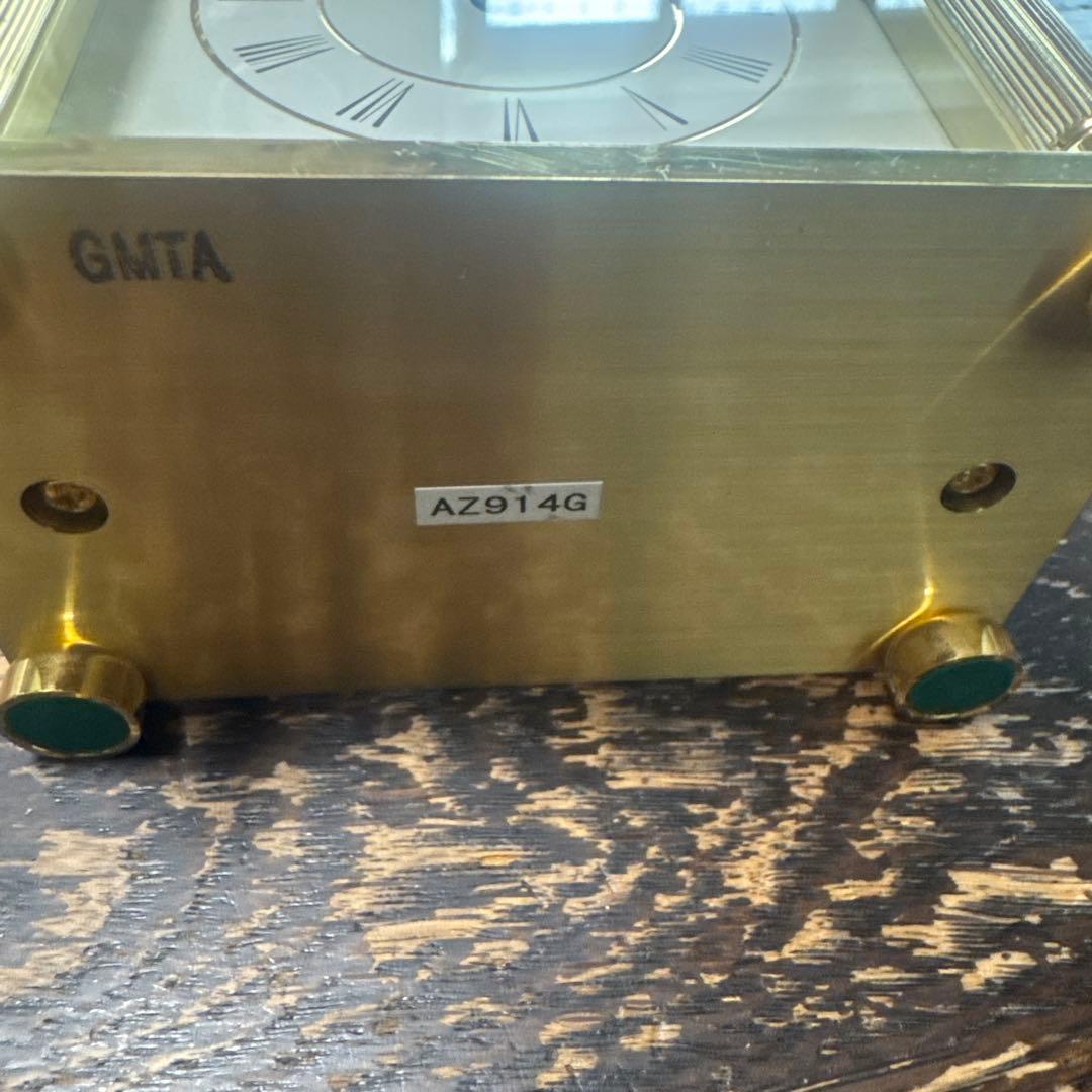 WAKO ゴールド仕上げ 置時計