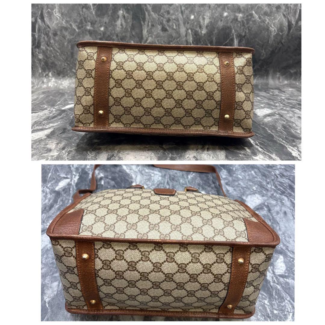✨美品✨GUCCI GG ショルダーバッグ 2way ハンド ブラウン ロゴ