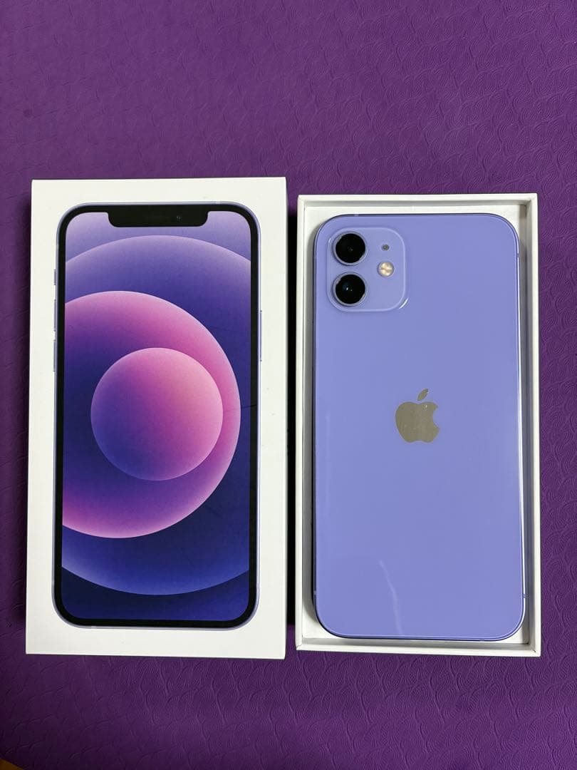 ★ iPhone12 パープル64GB★