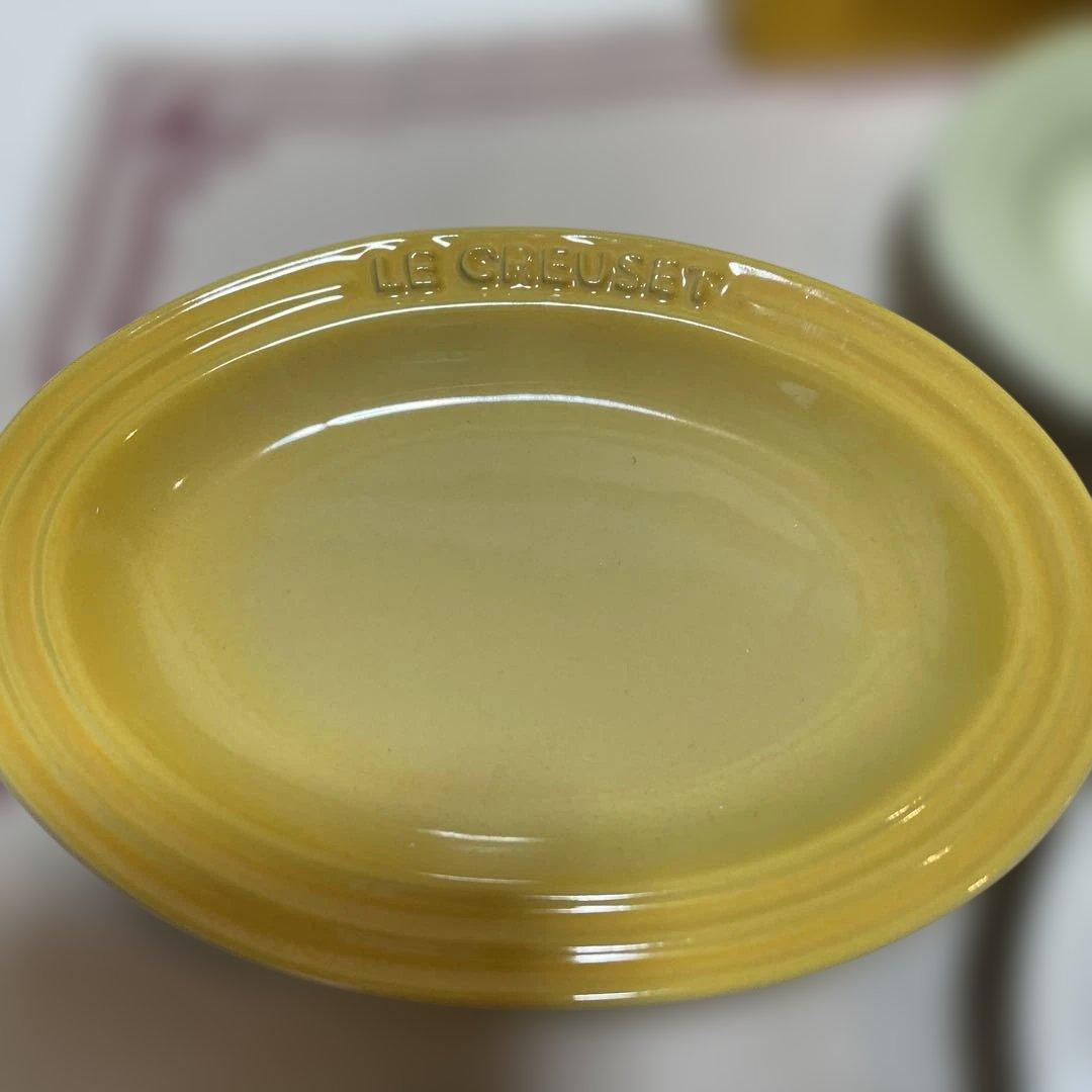 《新品》LE CREUSET ミニオーバルプレート 2箱 10枚