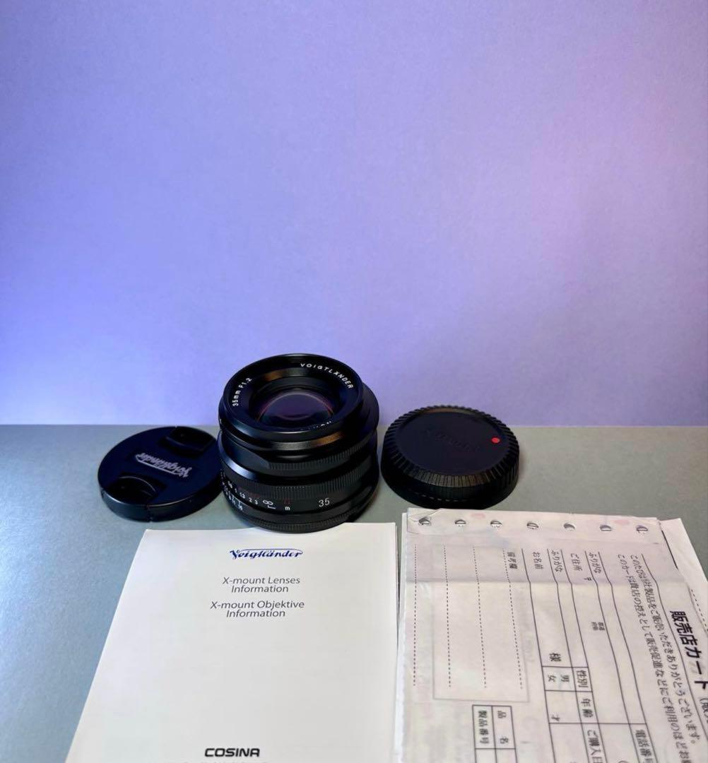 美品 フォクトレンダー NOKTON X-mount 35mm F1.2