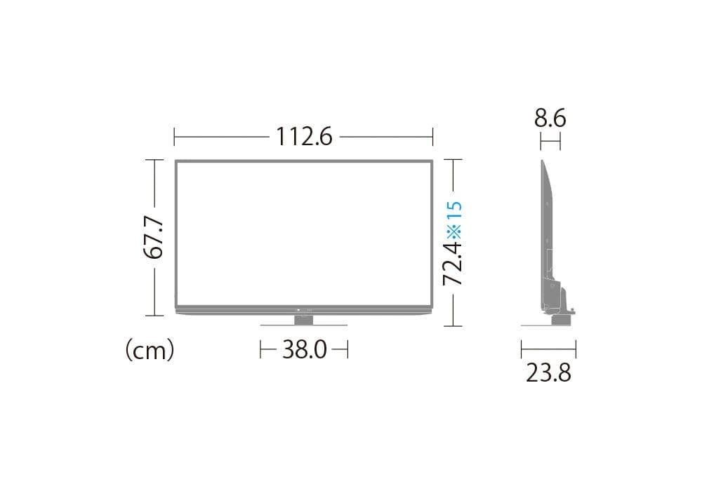 SHARP液晶テレビ 4T-C50FN2 N-Black 50インチ 2023年