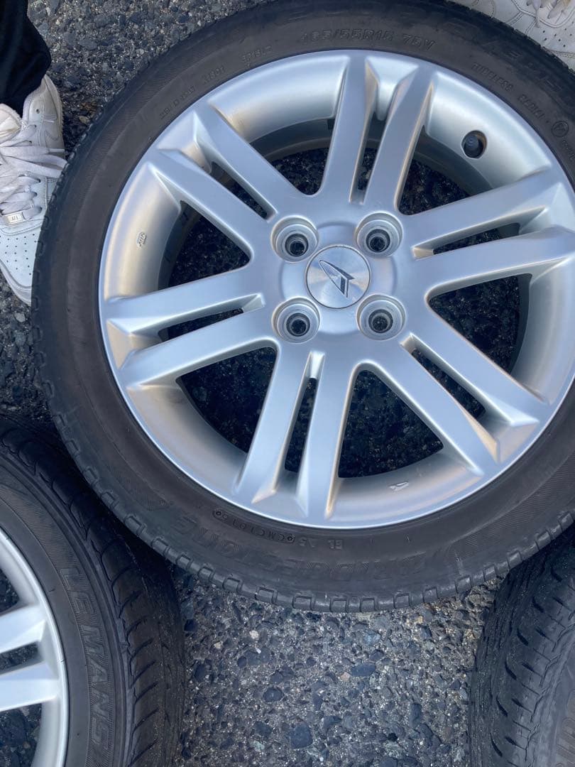 165/55r15タントカスタム　アルミホイール・タイヤ×4セット