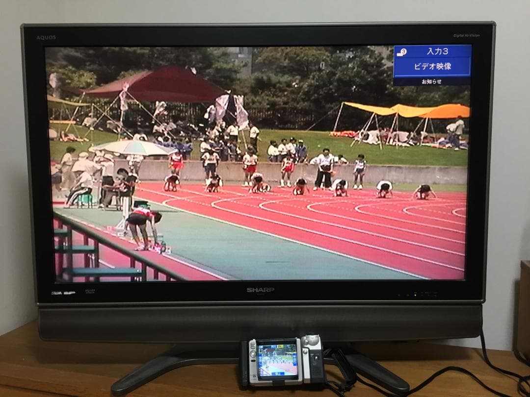 美品 再生ダビングOK　SHARP　VL-DC3　付属品あり　液晶大画面