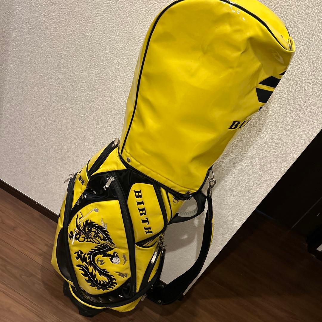 BIRTH バース キャディバッグ ゴルフバッグ エナメル ドラゴン ９型