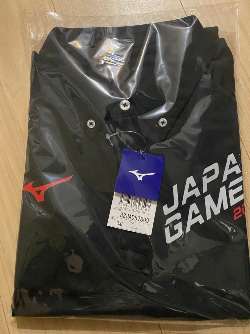 新品★ミズノ2025国スポ限定ポロシャツ限定デザイン国民スポーツ大会国体3XL