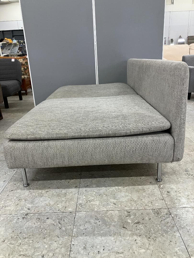 IKEA　3人掛けソファ　セクション　ソーデルハムン　グレー