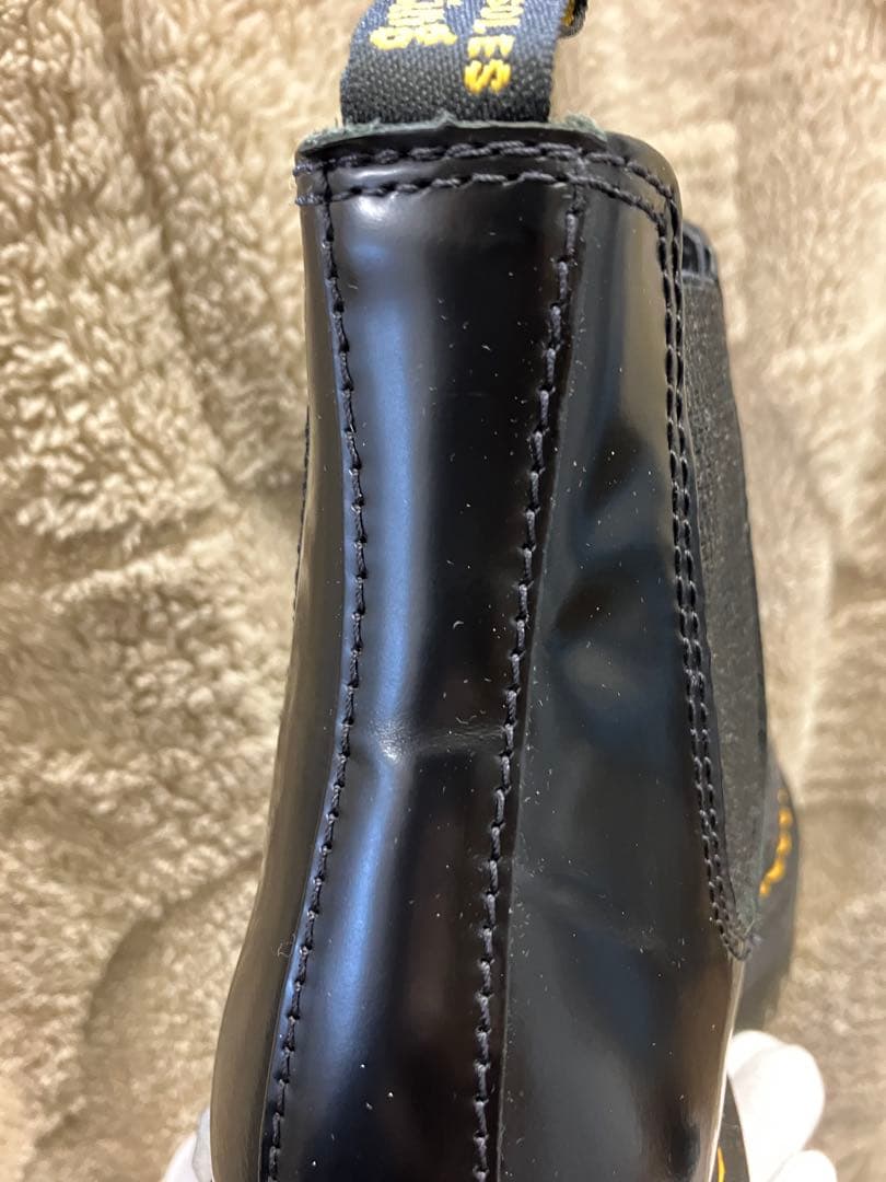 【未使用に近い】ドクターマーチン サイドゴアチェルシーブーツQUAD厚底24cm