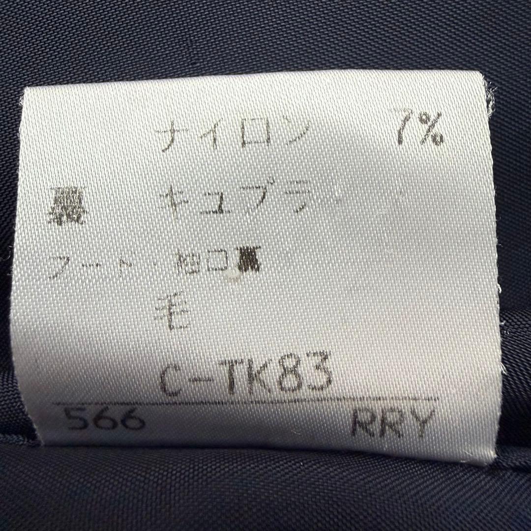 美品☆BURBERRY バーバリー フーデットコート ノバチェック ネイビー