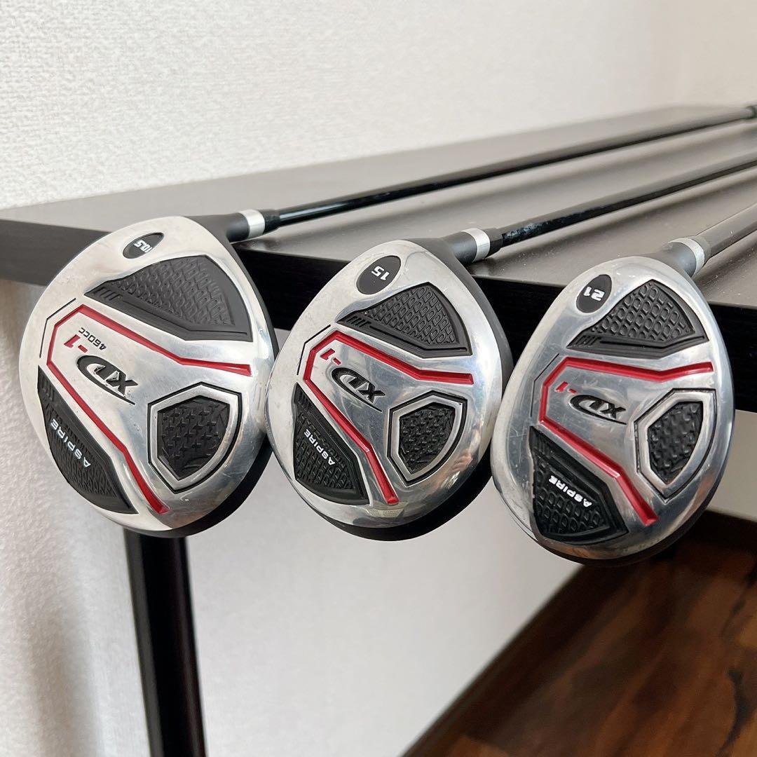 豪華8本 X-Line エックスラインゴルフセット Mフレックス スタンドバッグ