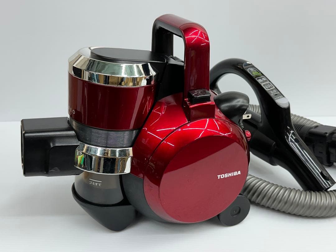 動作保証　東芝 トルネオ VC-SG910X 赤 掃除機　本体　ホースセット