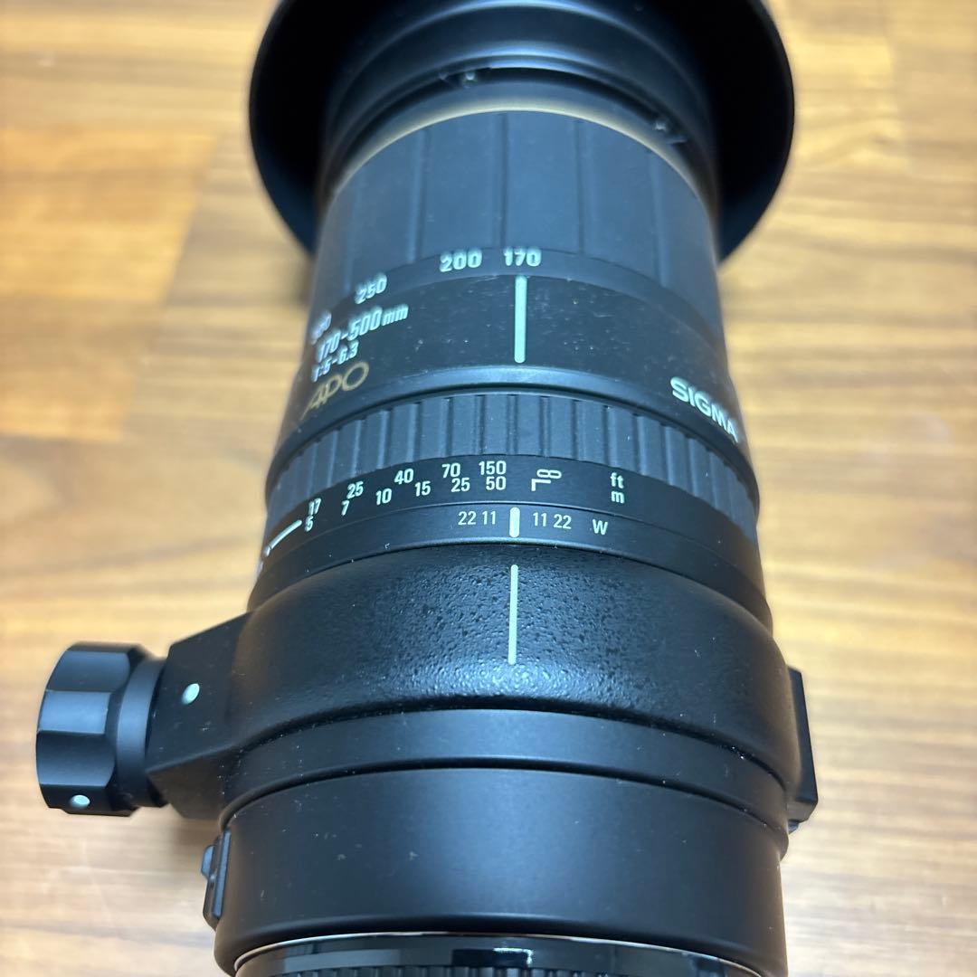 【美品】シグマ超望遠レンズ　 APO 170-500mm F5-6.3 DG