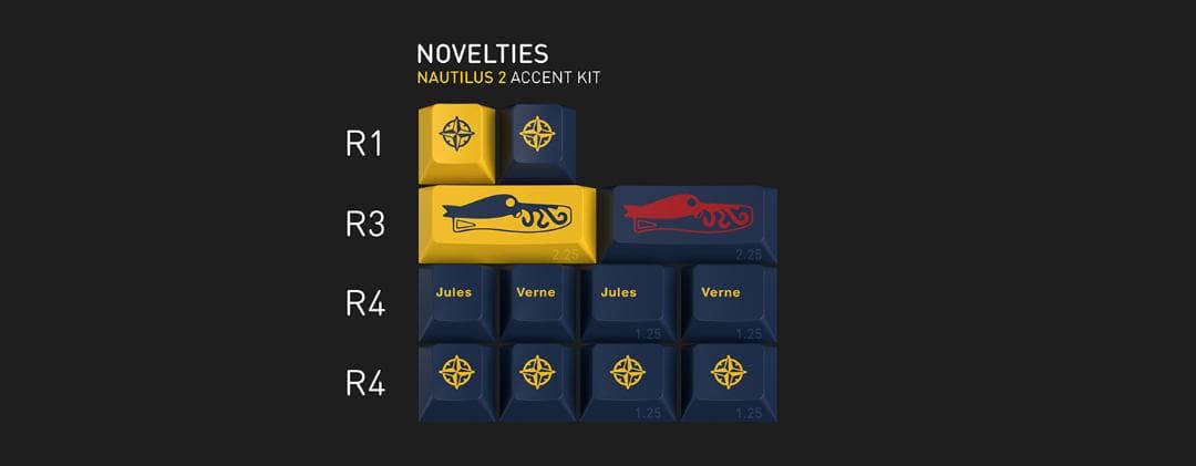 キーボード GMK Nautilus 2