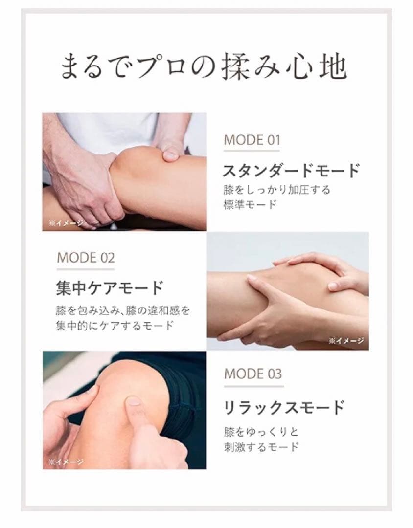 NIPLUX HIZAMOMIN 膝ケア 温熱 加圧 膝サポーター 左右兼用
