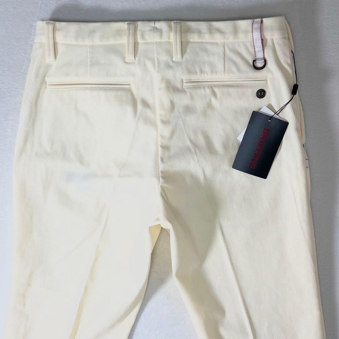 新品タグ付 BRIEFING ブリーフィング コーデュロイパンツ アイボリー M