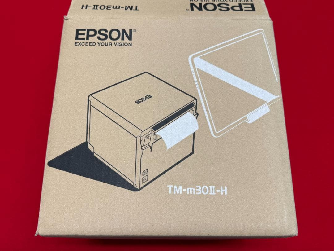 使用極少 EPSON TM-m30Ⅱ-H ブラック レシートプリンター ⑲