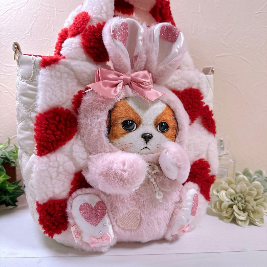 あ*き様 コヤンイサムチョン♡bigうさ着ぐるみアンコちゃんのハートのラウンドト