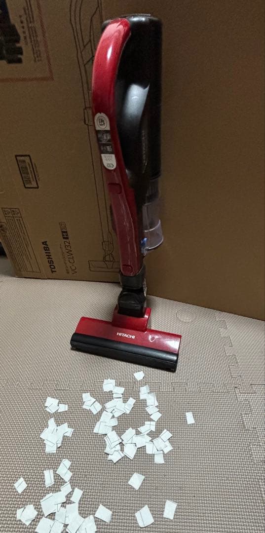 HITACHI 掃除機 PV-BL10G コードレス ハイパワー強力 サイクロン