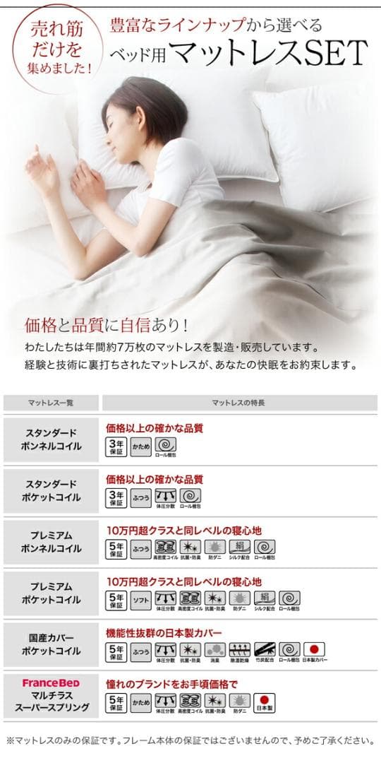 すのこベッド　シングル【マットレス付き】送料込み！最安値！【ブラウン】