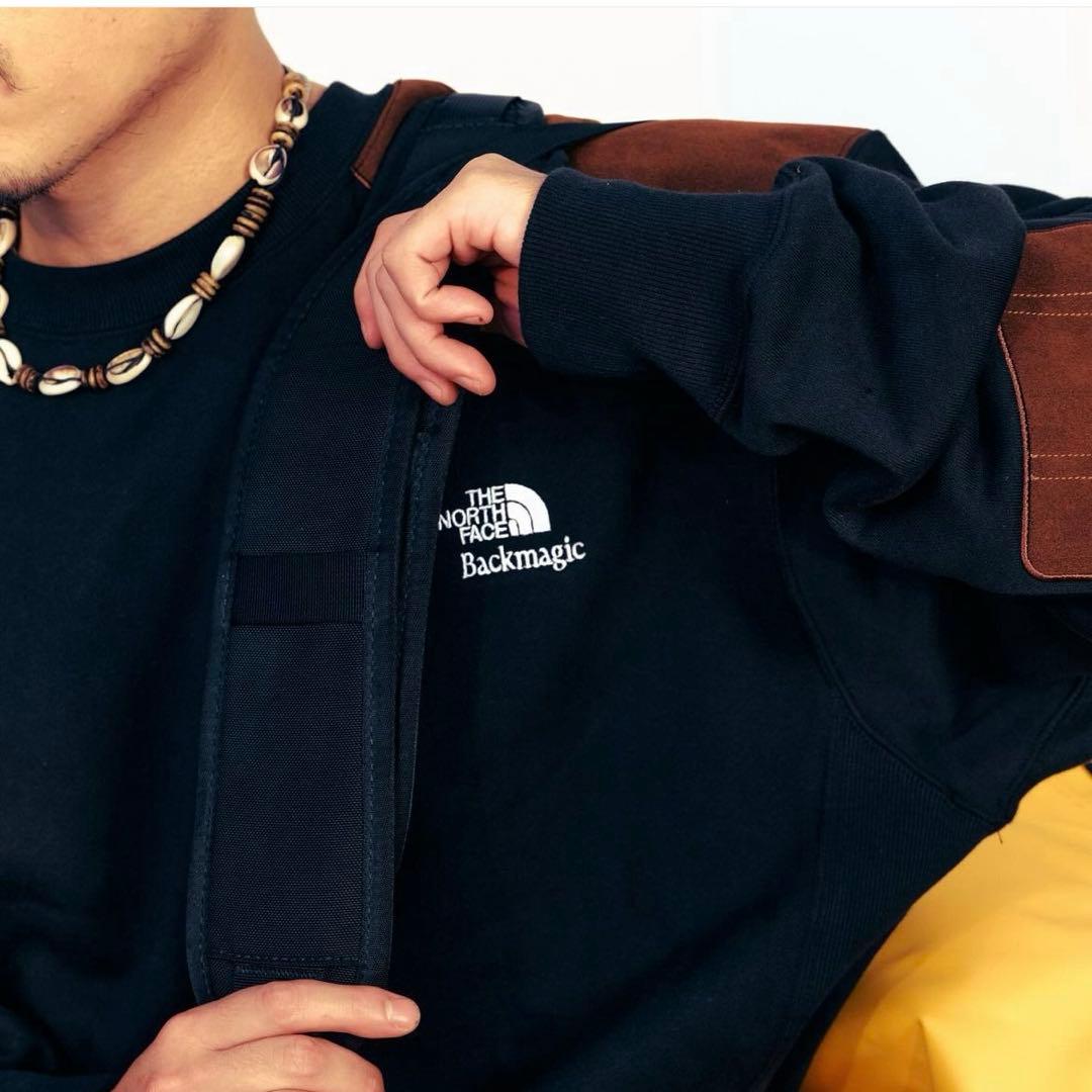 ノースフェイス Backmagic限定 Sweat Crew【L】ブラック 黒